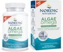 Nordic Naturals Algae Omega - 90 gels mous - 715 mg Omega-3 - Huile d'algue végétalienne certifiée - EPA et DHA à base végétale - Santé du coeur, des yeux, des immunes et du cerveau - Non-OGM - 45 portions