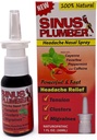 Sinus Plumber Migraine Headache Nasal Spray with Capsaicin and Feverfew