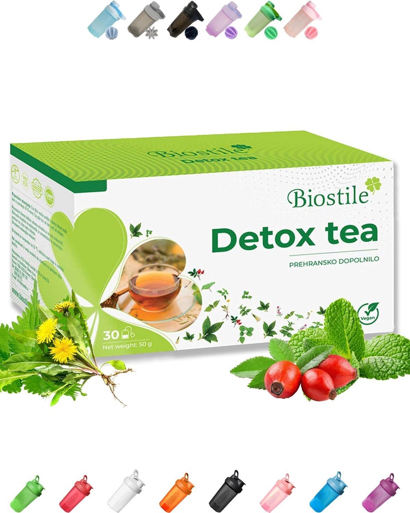 Natrual Detox Tea for Gut,Liver & Whole Body,11 Herbal Mixture for Stomach Flatulence Relief,Digestive Tract Detoxification,Optimal Intestinal Transit,30 Individual Sachets(1 Box)