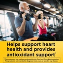 Nature faite CoQ10 100mg avec extrait de poivre noir pour l'absorption accrue de nutriments, supplément alimentaire pour le soutien de la santé cardiaque, 30 softgels, 30 jours d'approvisionnement (paquet de 2)