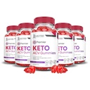Laboratoires justifiés (5 Pack Premier Keto ACV Gummies Premier Keto Gummies Avancé 1000MG vinaigre de cidre de pomme formulé avec jus de pomme de grenade poudre B12 végétalien non OGM 300 Gummys