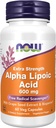 MAINTENANT Aliments suppléments, acide alpha lipoïque 600 mg avec extrait de graines de raisin et biopérine®, force supplémentaire, 60 Compte (paquet de 1)