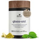 AKSHAR Ayurveda Gluco supplément de soutien avec Gymnema, Bitter Melon, Turmeric et plus, soutient des niveaux sains(60 capsules)