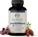 LeVITA8 Premium Reishi Mushroom Sleep Gummies - 100% naturel BlackBerry Flavor - favorise l'équilibre calme et d'humeur pour le sommeil profond - 1 mois d'approvisionnement pour l'aide naturelle au sommeil sans mélatonine