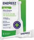 DocuSol Enemeez Lavement pour enfants - Relief de constipation pour les enfants, Docusate Sodium Tabouret assoupli, à action rapide, 5 tubes jetables à usage unique