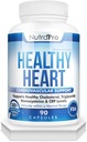 NutraPro Heart Healthy - Suppléments santé cardiaque. Nettoyez et protégez l'artère. Soutient le cholestérol sain et le triglycéride. Certifié BPF