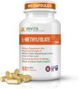INVITA L-méthylfolate (15mg) - Folate de méthyle actif de force professionnelle - Supplément 5-MTHF pour l'énergie, l'humeur et le soutien immunitaire - Non OGM, sans gluten, sans remplissage (15 mg)