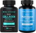 Vitamines vitales Capsules multicollagènes + Multivitamines masculines