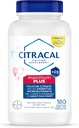 Citracal Maximum Plus, 650 mg Citrate de calcium, facilement absorbé et hautement soluble avec 25 mcg (1000 UI) de vitamine D3, Bone Health Support, Supplément de calcium pour les 12+ ans, 180 Compte (paquetage May Vary)