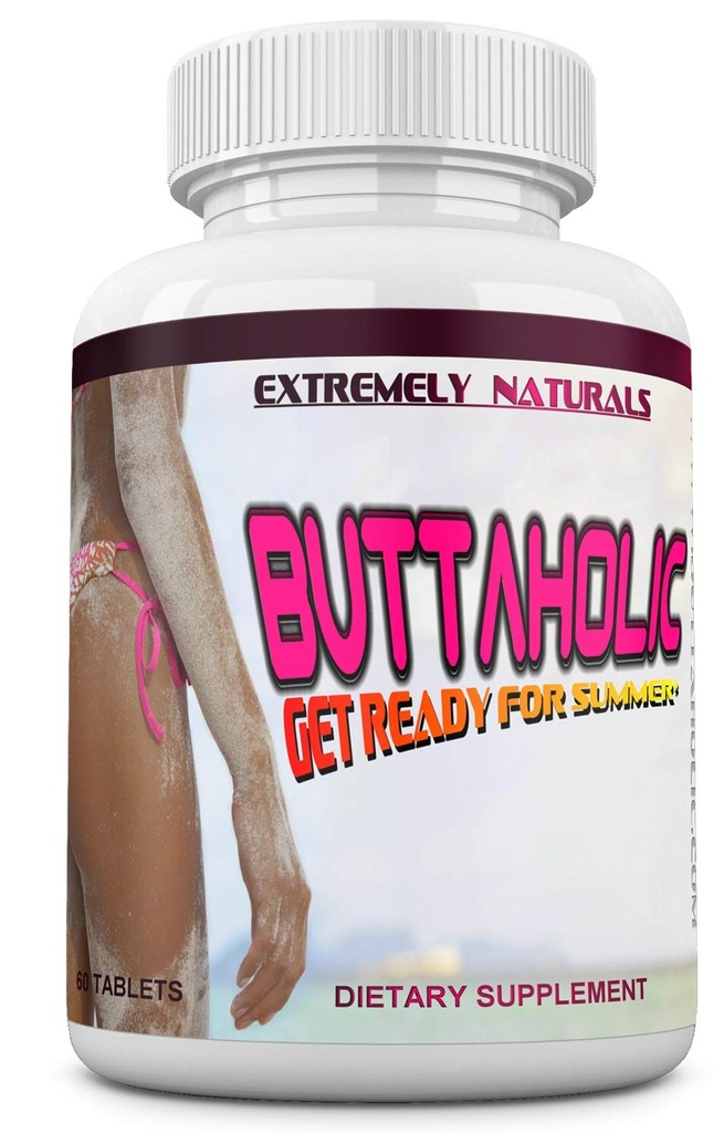 BUTTAHOLIC Female Butt Enlargement Pills. Amélioration des bottes. Prends des boutons plus gros et plus gros. Enhancer de gluten extrême. 60 comprimés
