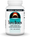 Source Naturals Triple Boron, trois formes de biodisponibilité optimale* 3 mg - 200 capsules