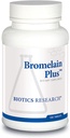 Recherche en biotique Bromelain Plus Lactose sans laiterie sans soutien digestif, soutient des voies physiologiques saines et équilibrées, relaxation musculaire et confort, Bromelain 2500 MCU g, Papain 100 comprimés