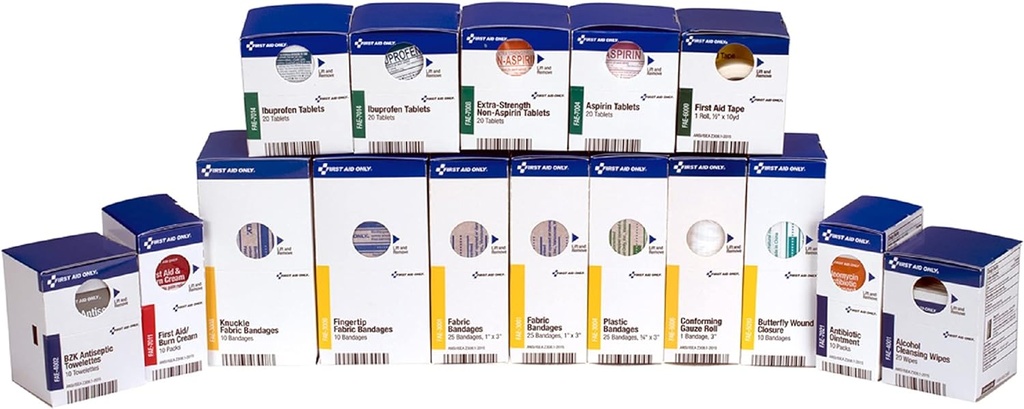 Secouristes seulement 700002 SmartCompliance 50-Personne Trousse de premiers soins pour les entreprises, le chantier et la maison, 237 pièces