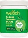 Wellah So Long Soreness BCAA Poudre (arôme de pomme verte) 30 portions - avec complexe d'hydratation