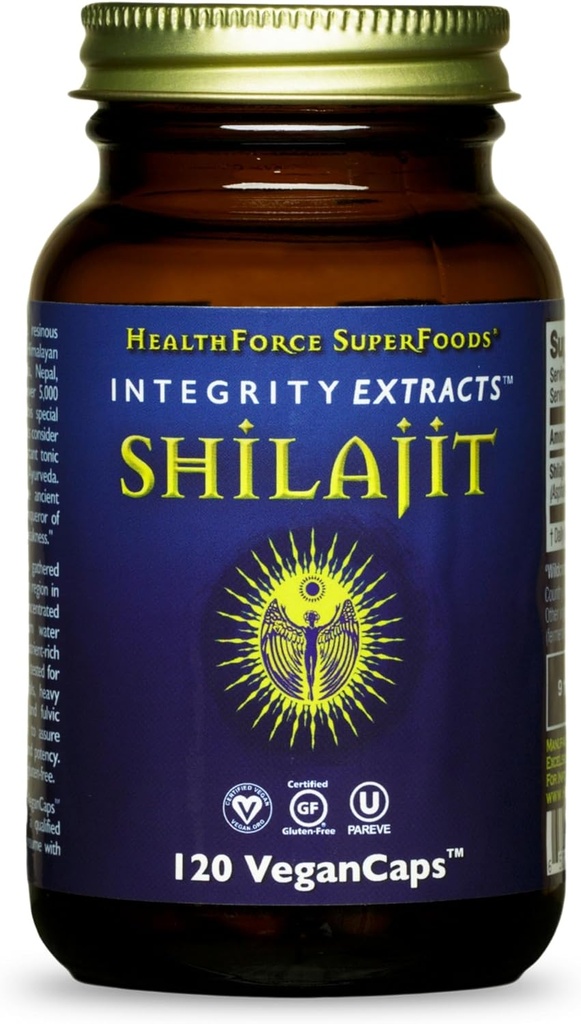 HealthForce SuperFoods Shilajit - 120 VeganCaps