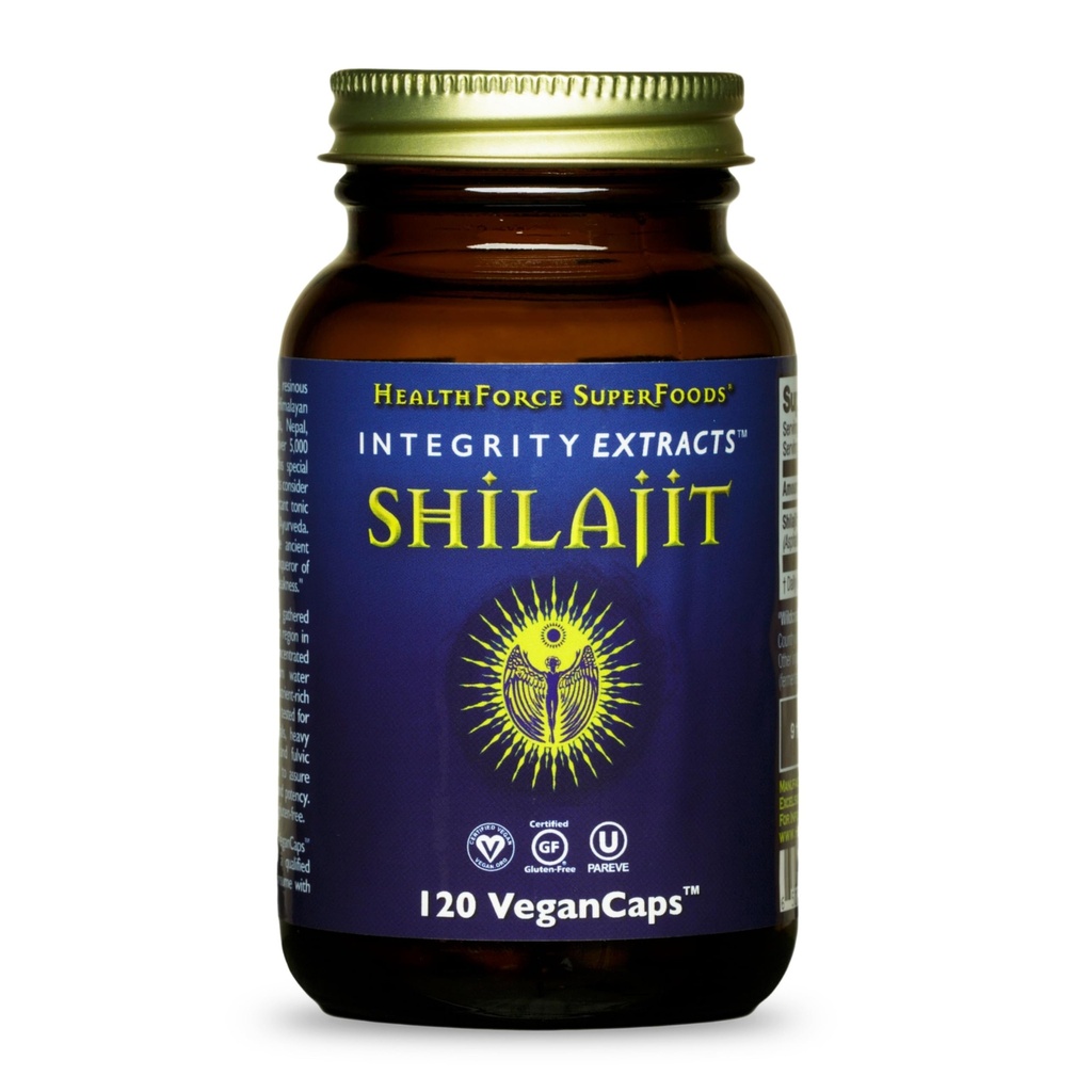HealthForce Superfoods Shilajit - 120 Caps Vegan
