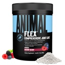 Poudre flexible animale - Supplément de soutien pour soulager la douleur, réparer et restaurer les muscles avec le curcuma, la glucosamine, la chondritine, le MSM, le collagène et la boswellie, Grand goût de cerise, 30 scoops