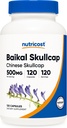 Nutricost Baikal Skullcap 500mg, 120 Vegetarian Capsules - Non-GMO, Gluten Free
