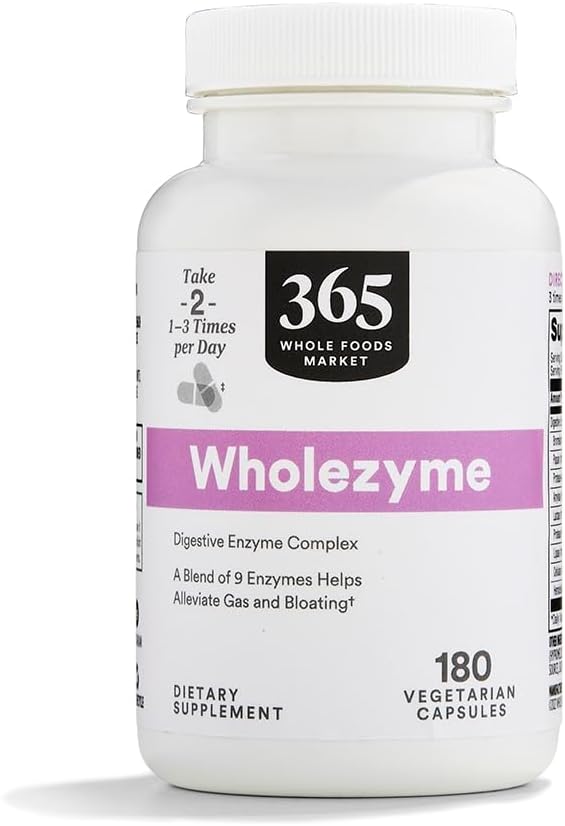365 par Marché des aliments entiers, Wholezyme, 180 Nombre