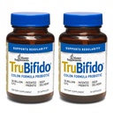 Suppléments principaux TruBifido - 30 capsules, pack de 2 - Probiotique puissant pour la santé et l'énergie de Colon - Immune Booster, soutient la régularité - Sans gluten - 60 portions totales
