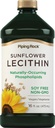 Piping Rock Sunflower Lécithine Liquid Supplement de 16 oz d'huile d'huile d'origine naturelle Phospholipides de végétalien, sans soja, sans OGM, sans soja, sans gluten