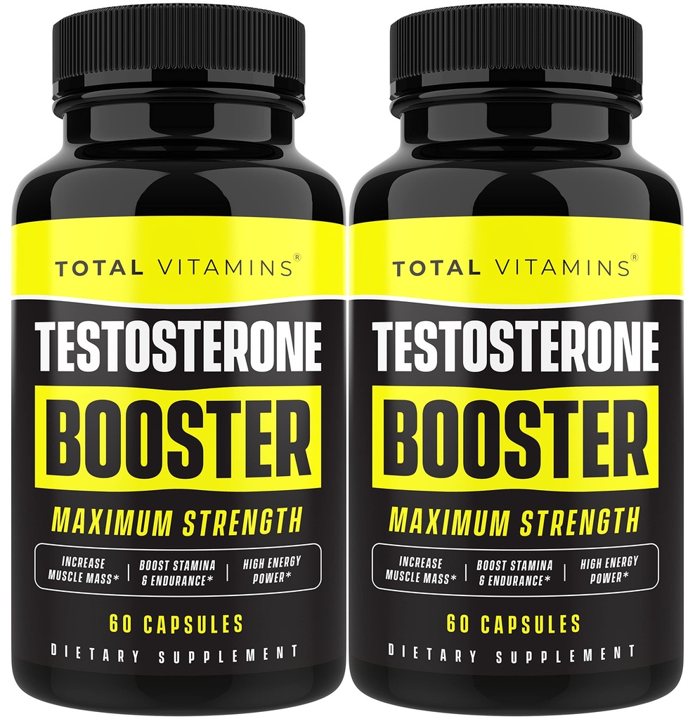 Booster de testostérone - Supplément de testostérone pour les hommes - Suppléments d'amélioration masculine - Booster de testostérone pour les hommes pilules Alpha pour stimuler test croissance musculaire Max, Libido, énergie, et Stamina pilules