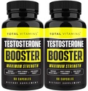 Booster de testostérone - Supplément de testostérone pour les hommes - Suppléments d'amélioration masculine - Booster de testostérone pour les hommes pilules Alpha pour stimuler test croissance musculaire Max, Libido, énergie, et Stamina pilules