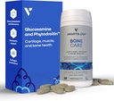 Suppléments santé osseux - Phytodroïtine, Glucosamine, Vitamine D3 K2 et supplément calcium – Cartilage, complément musculaire et soutien articulaire – Force osseuse végane (60 comte)
