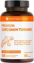 Autres aliments Premium Curcumine Turcuma, concentration maximale, 500 mg, 60 capsules