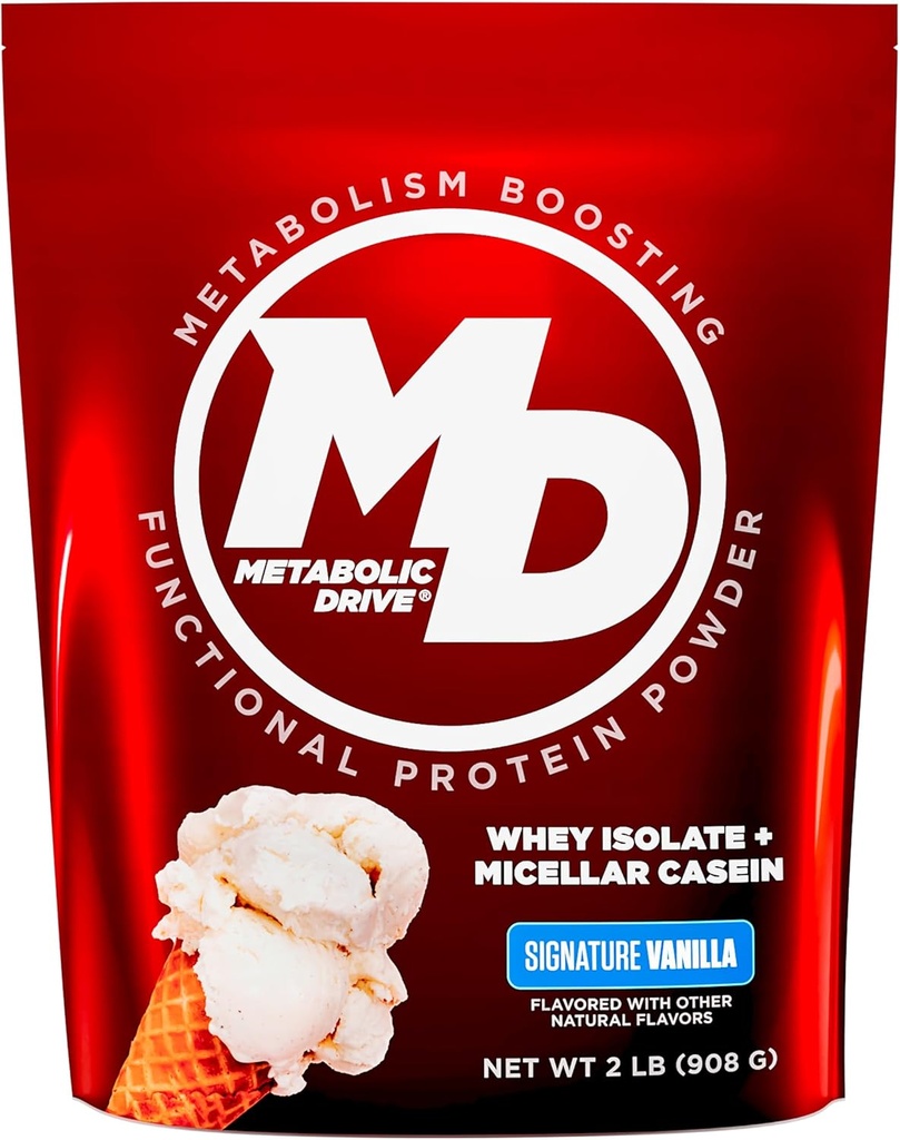 Biotest Métabolique Protéines d'entraînement - Low-Carb Flavor-Bomb, 20 portions - Whey Isolate + Caséine Micellaire - Signature Vanille