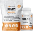 Enliven Gentle Colon Nettoyer les pilules de désintoxication pour le soutien quotidien. Formule à base de plantes naturelles avec Aloe, Fenouil et Ginger.