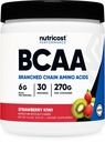 Nutricost BCAA poudre (Strawberry Kiwi, 30 portions) - Rapport optimal 2:1:1