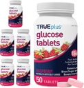 Comprimés de glucose TRUEplus®, arômes de framboise - 50 Nombre (paquet de 6)