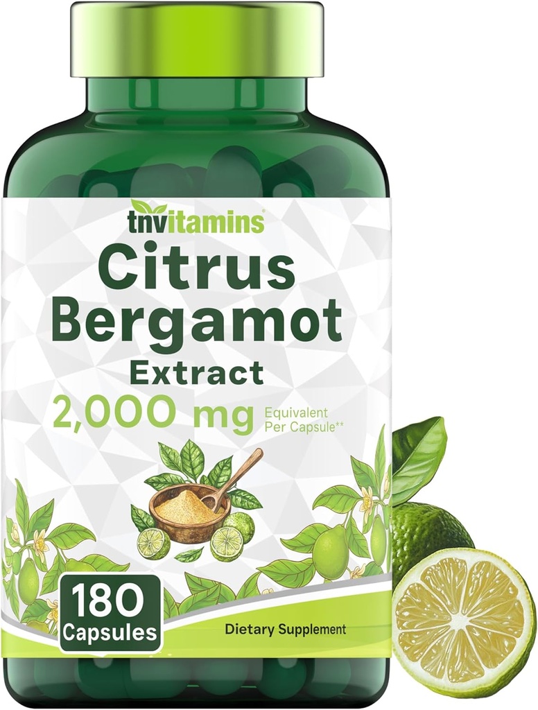 tnvitamins Citrus Bergamot 2000mg - 180 Capsules.