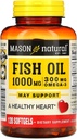 MASON NATUREL Huile de poisson, 1000 mg, 120 Softgels