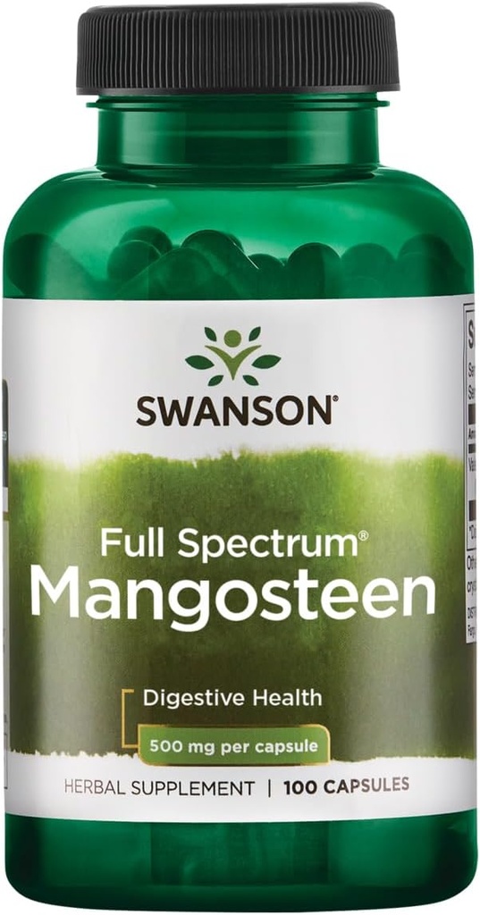 Swanson Mangosteen- 500 mg 100 Capsules