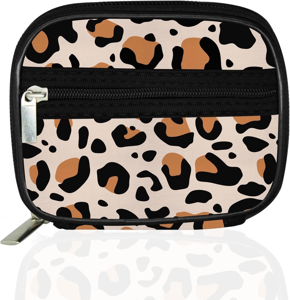 Serfeymi Weekly Pill Organizer Pill Case for Purse with Amovible 7 Day Pill Box, Fashionable Travel Medicine Organizer Pill Container for Medicine, Vitamine, Supplément - Brown 02