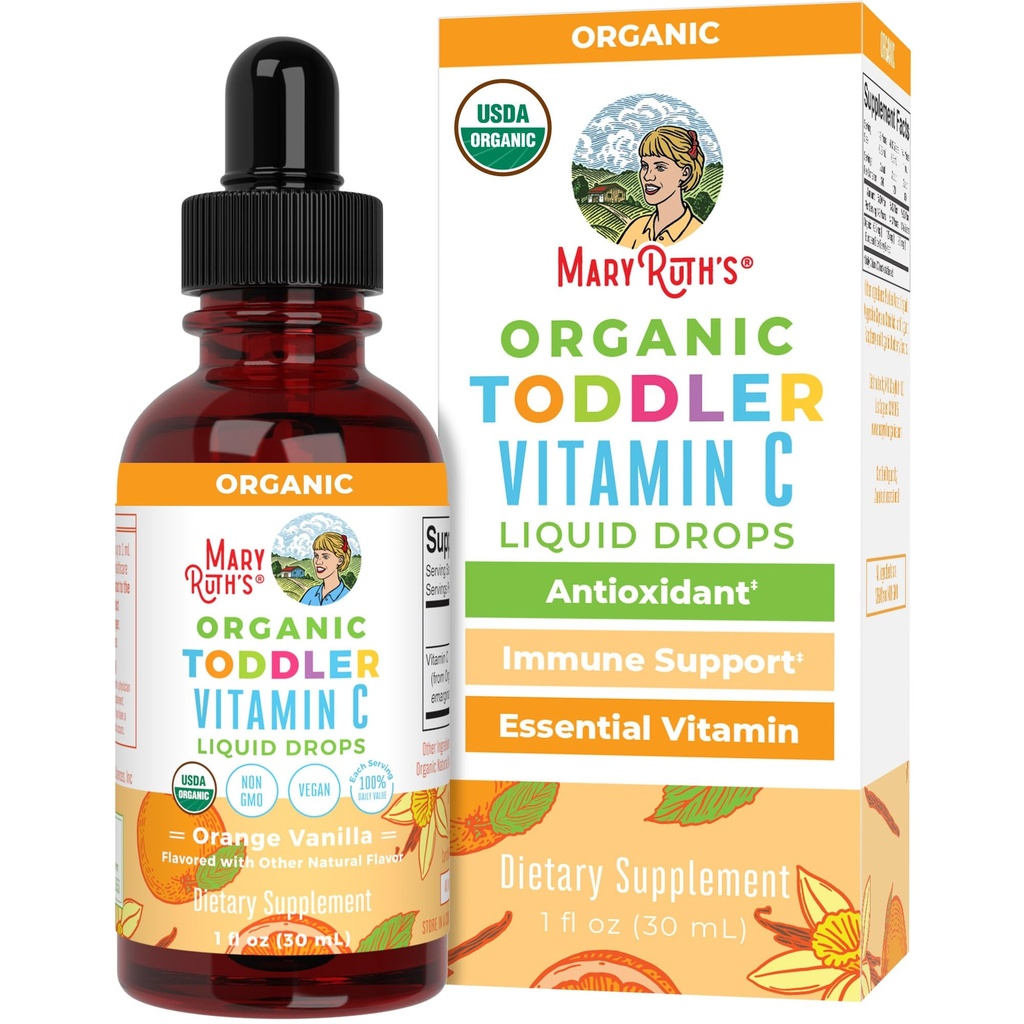 MARIRUTH'S Organic Toddler Vitamine C gouttes pour l'immunité.