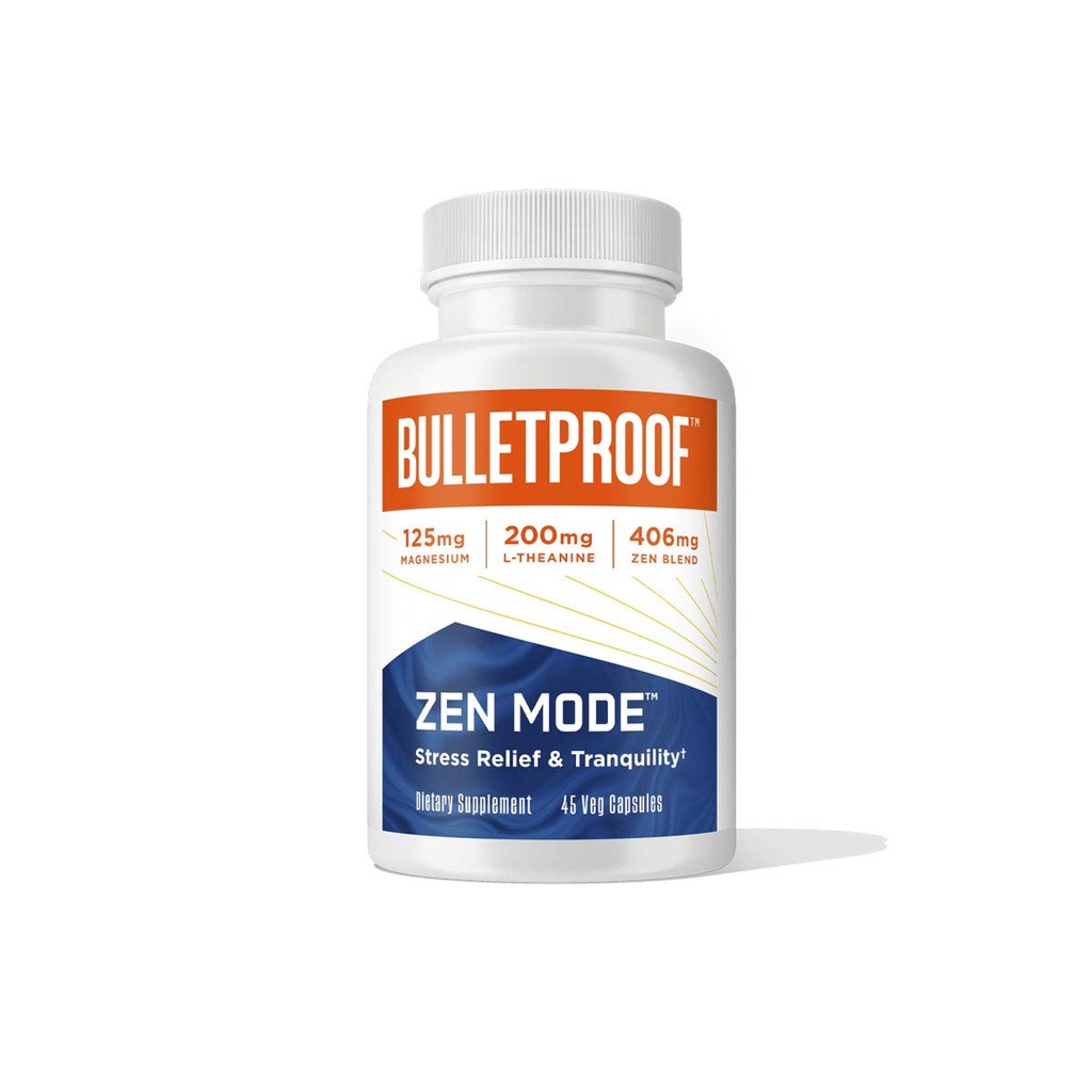 Balletproof Zen Mode Stress Relief et Tranquillité Capsules, 45 Compte, Supplément pour le calme et la détente