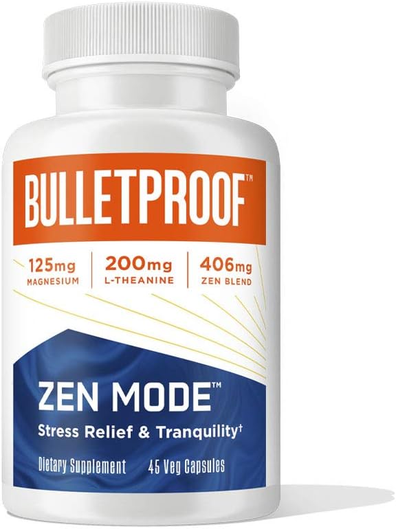 Balletproof Zen Mode Stress Relief et Tranquillité Capsules, 45 Compte, Supplément pour le calme et la détente