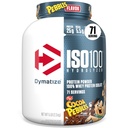 Dymatize Nutrition ISO100 Hydrolyzed Whey Protein Isolate | Fast-Digesting | Muscle Recovery Formula with Amino Acids | Low Sugar & Fat | Cocoa Pebble | 5 Lbs