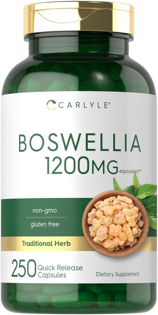 Carlyle Boswellia Capsules d'extrait 1200mg.250 Comte.