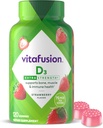 vitafusion Extra force vitamine D3 Gummy, fraise aromatisée os et système immunitaire (1) 120 Compte