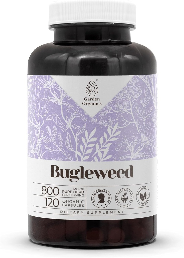 Bugleweed 120 Capsules | High-Potency Herbal Dietary Supplements | Made with Vegetable Capsules and Bugleweed (Ze LAN, Lycopus Virginicus) Dried Herb (120 Count)