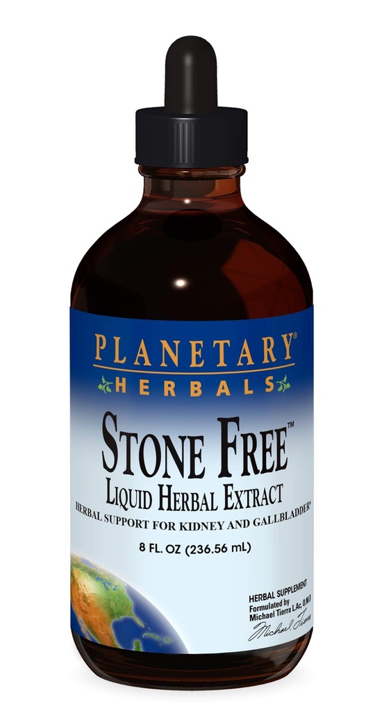 Supplément d'extrait liquide sans pierre à base de plantes planétaires 8 oz