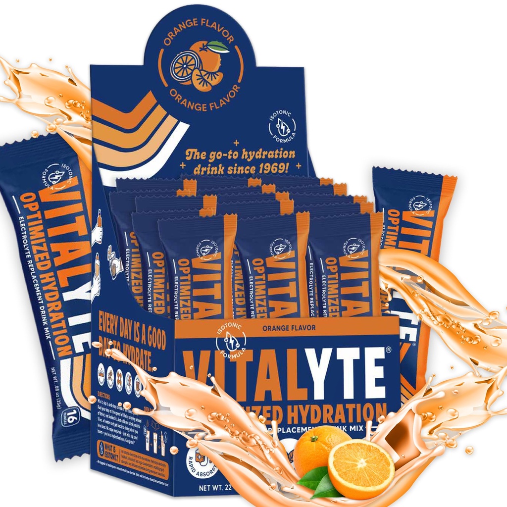 Vitalyte Electrolytes Packets Isotonic Sports Drink.