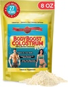 BodyBoost Colostrum entier, 100% Poudre de Colostrum Bovine, Supplément d'Immune Booster avec Immunoglobuline & Lactoferrine, Grass Fed Colostrum, Alimentation pour la santé des Guts et la croissance musculaire, Apport varié, 8 oz