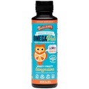 Barlean's Omega Pals Eye Health Liquid, Omega 3 aromatisé Tangerine pour les enfants, supplément huile de poisson avec 500 mg d'EPA & DHA Plus Lutéine et Zeaxanthin Vitamines pour le soutien de la lumière bleue, 8 oz