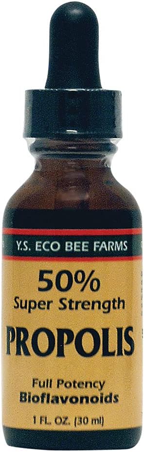 YS BEE FARMS Organic 50% Strngth Propolis Tinct, 1 OZ