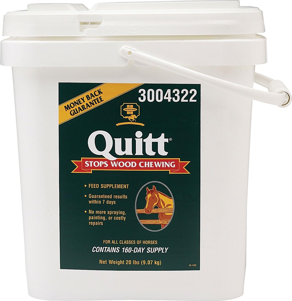 Farnam Quitt Wood Chewing Supplément pour chevaux, 20-Pound